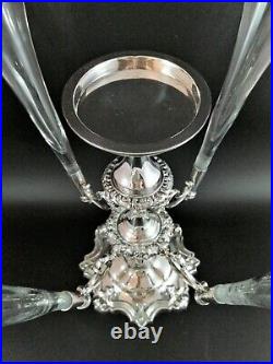 Walker & Hall Antique silver-plated Table Centrepiece, 19th century