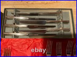Walker and Hall 58 piece silver Cutlery Set