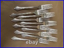 Wallace Silverplate Flatware French Regent 50 Piece Set With Box Service for 10