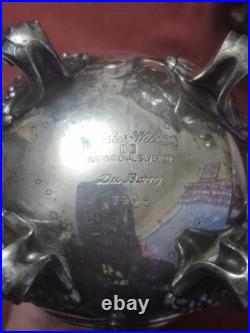 Webster Wilox IS Du Barry Chased Silver Plate 4 Piece Tea Set 7901, 7902, 7903