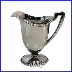 Wilcox Silver Co. Silver Plate 4 Piece Coffee And Tea Set No Tray R Monogram