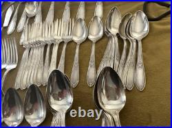 Wm Rogers Sectional Silver Plate Triumph 78 Pieces 1925 Flatware Service For 8