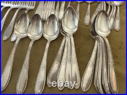 Wm Rogers Sectional Silver Plate Triumph 78 Pieces 1925 Flatware Service For 8