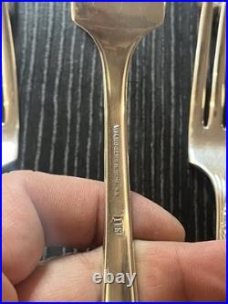 Wm Rogers & Son 41 Piece Silver Plate Flatware