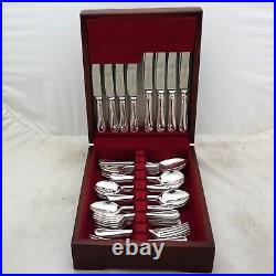 YORK Design WILLIAM TURNER Sheffield Silver Service 60 Piece Canteen of Cutlery
