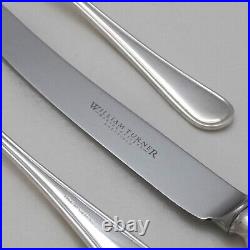 YORK Design WILLIAM TURNER Sheffield Silver Service 60 Piece Canteen of Cutlery