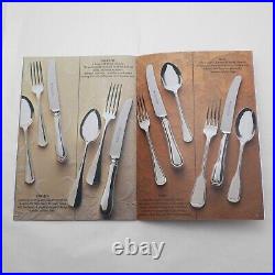 YORK Design WILLIAM TURNER Sheffield Silver Service 60 Piece Canteen of Cutlery