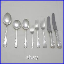 YORK Design William Turner Sheffield Silver Service 60 Piece Canteen of Cutlery