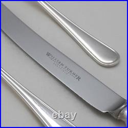 YORK Design William Turner Sheffield Silver Service 60 Piece Canteen of Cutlery