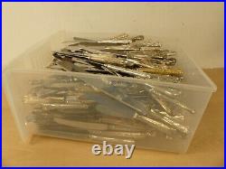 (ref288) 255 Pieces of silver plated kings pattern cutlery mostly table knives