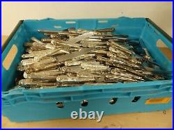 (ref288) 396 Pieces of silver plated kings pattern cutlery mostly table knives