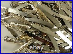 (ref288) Job lot Kings Pattern Silver Plated Cutlery 13.5kg 200 Pieces