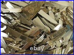 (ref288) Job lot Kings Pattern Silver Plated Cutlery 13.5kg 200 Pieces