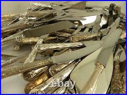 (ref288) Job lot Kings Pattern Silver Plated Cutlery 13.5kg 200 Pieces