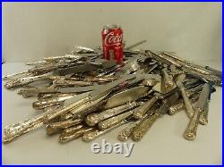 (ref288) Job lot Kings Pattern Silver Plated Cutlery 13.5kg 200 Pieces